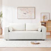 Reception Loveseat,Minimalist 2-3 Seat Couch Easy to Install