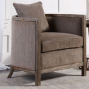 Upholstered Barrel Chair