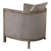 Upholstered Barrel Chair