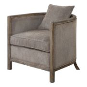 Upholstered Barrel Chair