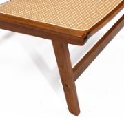 Solid Wood and Rattan Accent Chair (Set of 2)