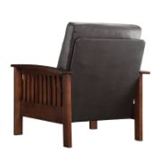 Faux Leather Armchair