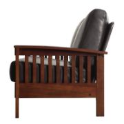 Faux Leather Armchair