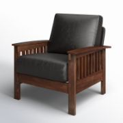 Faux Leather Armchair