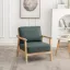 Faux Leather Armchair