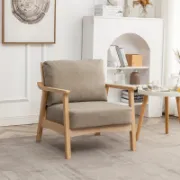 Faux Leather Armchair