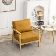 Faux Leather Armchair