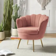 Velvet Barrel Chair