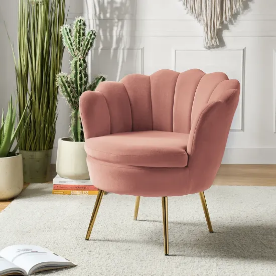 Velvet Barrel Chair