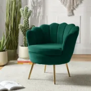 Velvet Barrel Chair