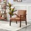 Faux Leather Armchair