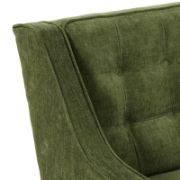 Distressed Velvet Fabric Lounge Chair