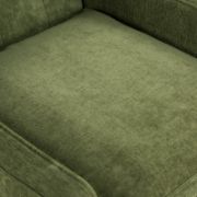 Distressed Velvet Fabric Lounge Chair