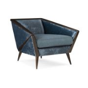 Velvet Upholstered Armchair