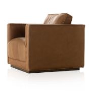 Leather Swivel Armchair