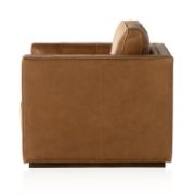 Leather Swivel Armchair
