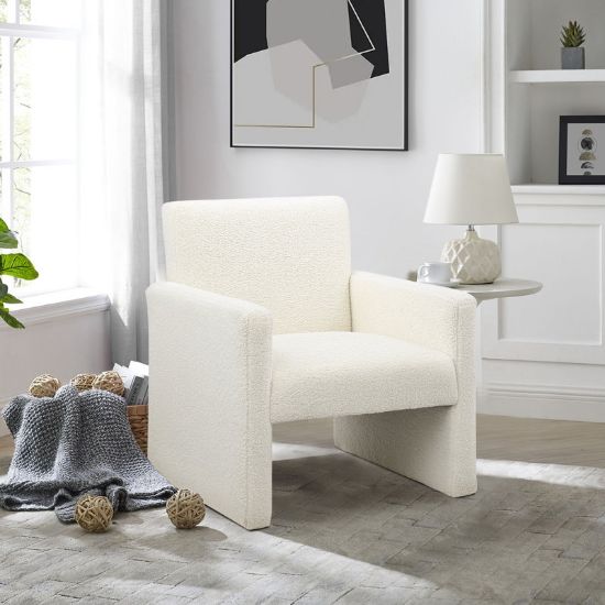 Armchair Upholstered in Premium Fabric