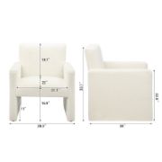 Armchair Upholstered in Premium Fabric