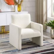 Armchair Upholstered in Premium Fabric
