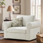 Chair with Round Armrests