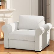 Chair with Round Armrests