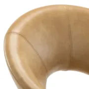 Leather side chair