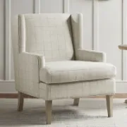Padded armchair