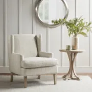 Padded armchair