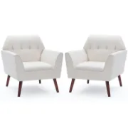 Upholstered Armchair (Set of 2)