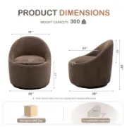 Modern Swivel Chair (Set of 2)