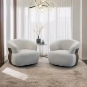 Modern Swivel Chair (Set of 2)