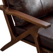 Mid-Century Modern Upholstered Armchair