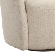 Upholstered Swivel Barrel Chair