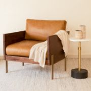 Sunaina Leather Armchair