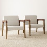 Hudson 2-Piece Upholstered Armchair Set
