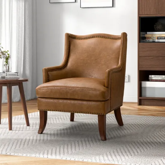 Annalecia Vegan Leather Armchair