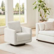 Assiatou  Upholstered Swivel Armchair