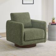 Assiatou  Upholstered Swivel Armchair