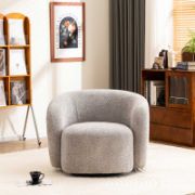 Munehito Upholstered Swivel Accent Chair