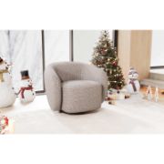 Munehito Upholstered Swivel Accent Chair