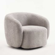 Munehito Upholstered Swivel Accent Chair