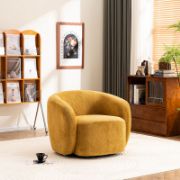 Munehito Upholstered Swivel Accent Chair