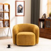 Munehito Upholstered Swivel Accent Chair