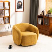 Munehito Upholstered Swivel Accent Chair