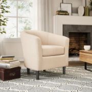 Kabeer Upholstered Bouclé Accent Chair