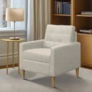 Deici Tufted Back Accent Chair