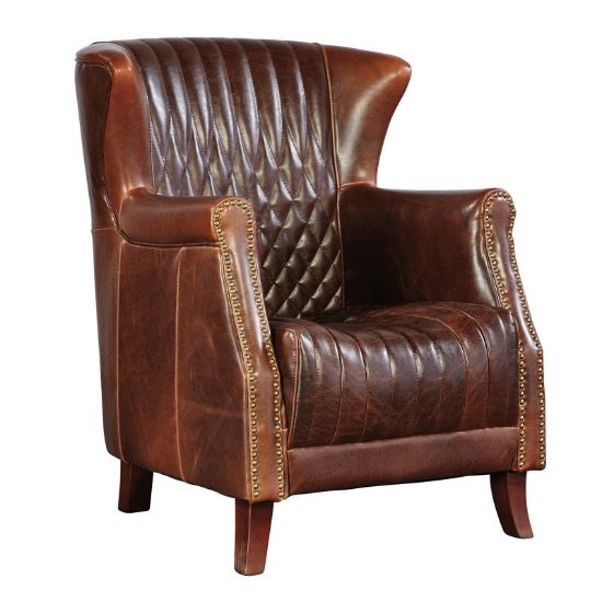 Paris Flea Upholstered Wingback Chair