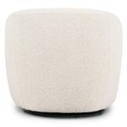 Marlena Boucle Upholstered Swivel Lounge Chair