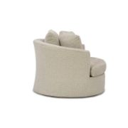 Wadid Upholstered Swivel Barrel Chair