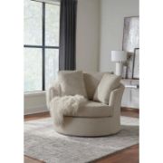 Wadid Upholstered Swivel Barrel Chair